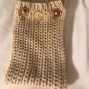 Michael Kors Cream Knit Infinity Scarf